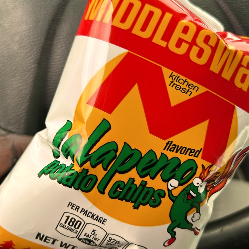 “Middleswarth” kitchen fresh flavored Jalapeño Potato Chips